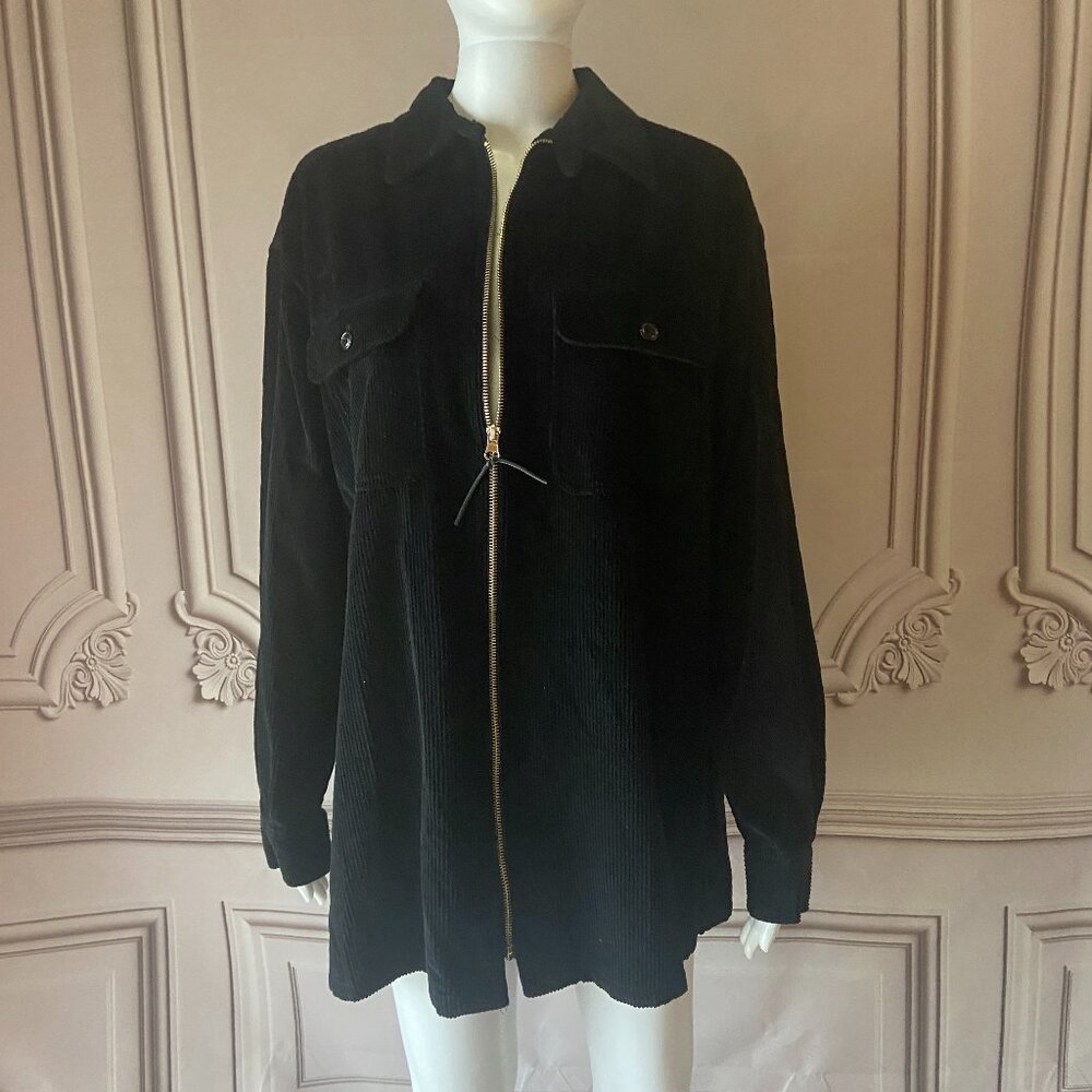 🍀🍀Jones New York Sport Black Corduroy Jacket Large
